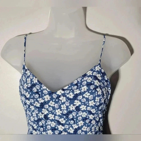 REFORMATION Flourish Ivory Floral Print DIETRICH A-Line Tie Waist Crepe Dress 2P - Picture 7 of 16